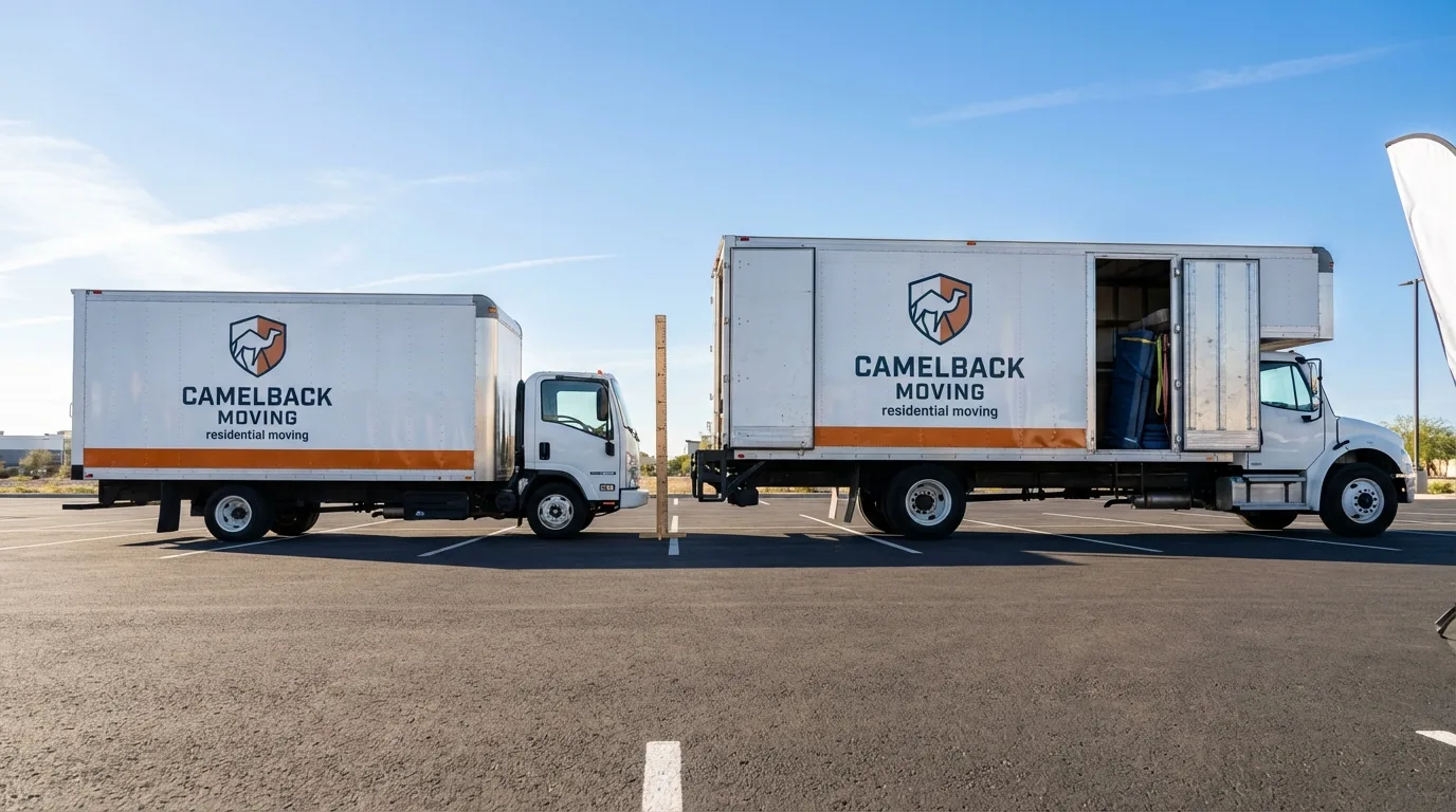 Moving truck size capacity guide in Fort Oglethorpe